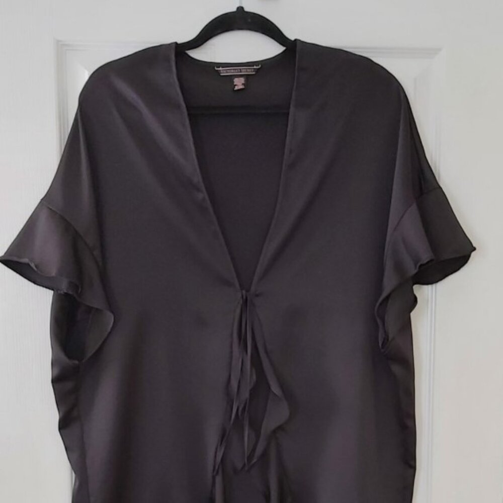 VICTORIA SECRET SHORT BLACK ELEGANT EVENING GOWN. NEW/NO TAGS. MEDIUM
